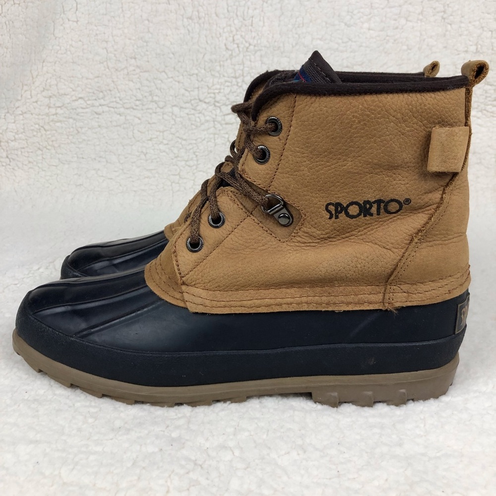 Sporto The Original Duck Boot Tan & Black Thermolite 10